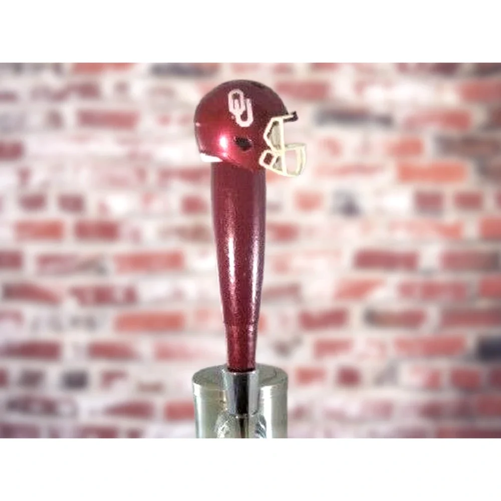 NCAA Oklahoma Sooners Beer Tap Handle Kegerator Football Brew Ale OU Boomer